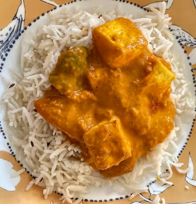 Paneer Tikka Masala.